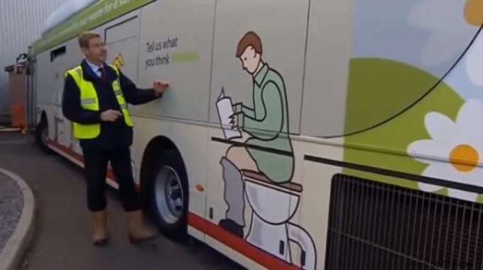 Bio-Bus, the 1st British Bus  that Runs on Poop , has taken service. 