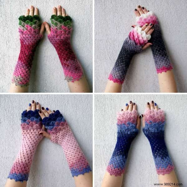 These Crochet Dragon Mittens Will Keep You Warm During Winter. 