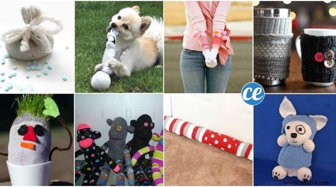 43 creative ways to reuse your old socks. 