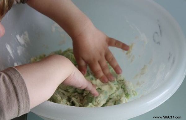 Make a Soft Salt Dough with Citric Acid. 