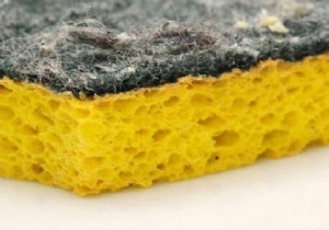 How To Clean A Sponge Easily In The Microwave. 