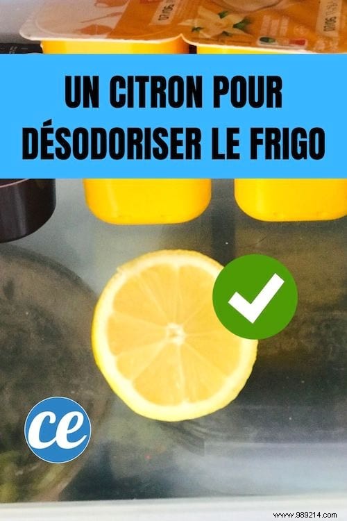 Bad Smells in the Fridge? Use a Lemon to Deodorize it. 