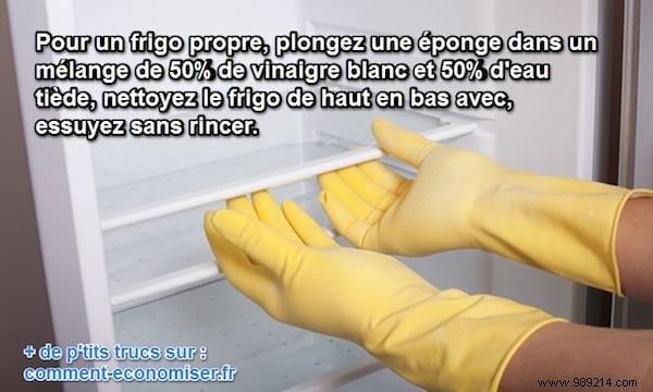 How to Clean Your Fridge Easily with White Vinegar. 