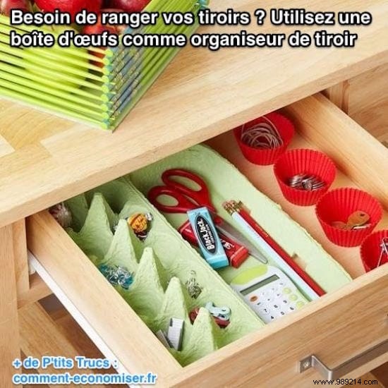 Finally a Simple Tip to Organize the Interior of Its Drawers. 