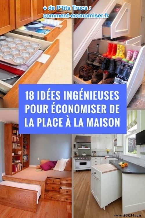 18 Ingenious Ideas To Save Space At Home. 