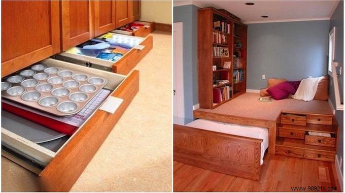 18 Ingenious Ideas To Save Space At Home. 