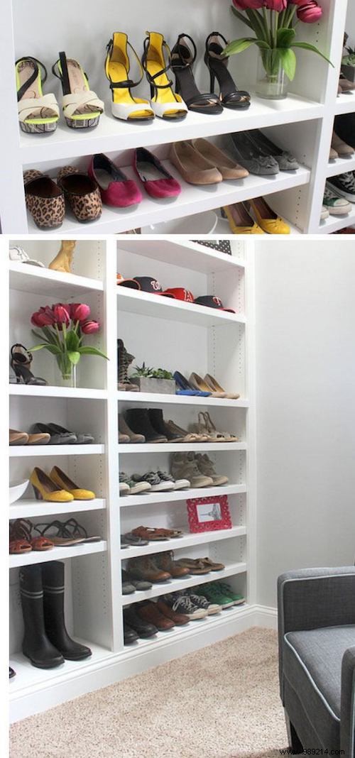 28 Awesome Tips For Storing Your Shoes When You Have No Room. 