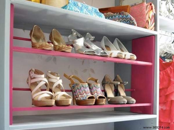 28 Awesome Tips For Storing Your Shoes When You Have No Room. 