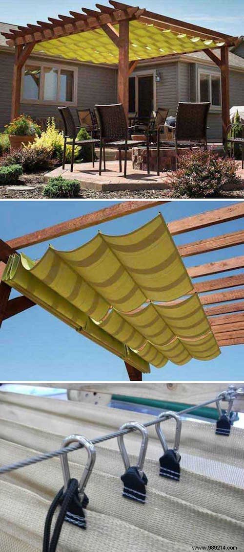 16 Magnificent Ideas To Make Shade On Your Terrace Easily. 