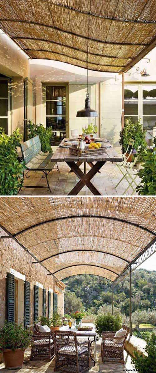 16 Magnificent Ideas To Make Shade On Your Terrace Easily. 