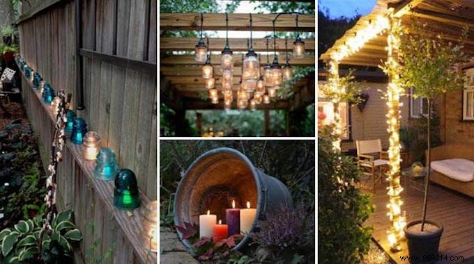 29 Awesome Garden Lighting Ideas (Inexpensive And Easy To Make). 