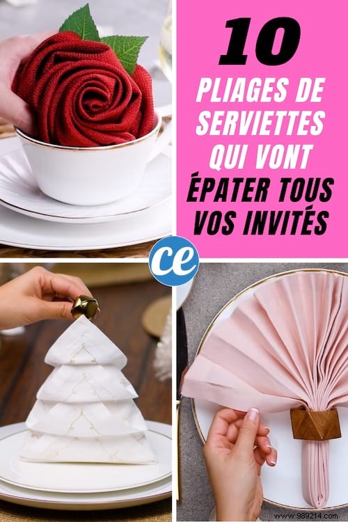 10 Easy Napkin Folds That Will Wow All Your Guests. 