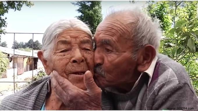 81 years of marriage, 110 great-grandchildren, and they love each other like the first day. 