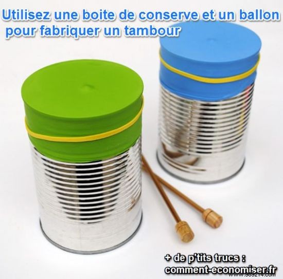 Make a Children s Drum with Trois fois Rien. 