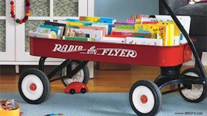 A Wheeled Bookcase Your Kids Will Love. 