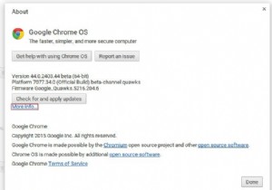 Change Chrome OS software channels to test new features 