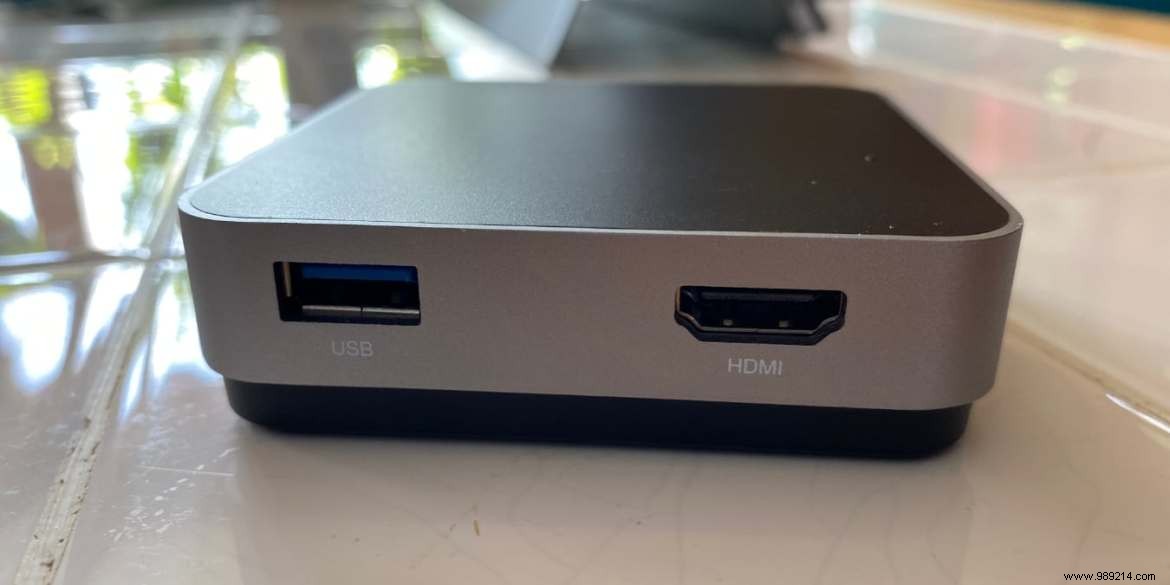 No ports? Try the OWC USB-C Travel Dock 