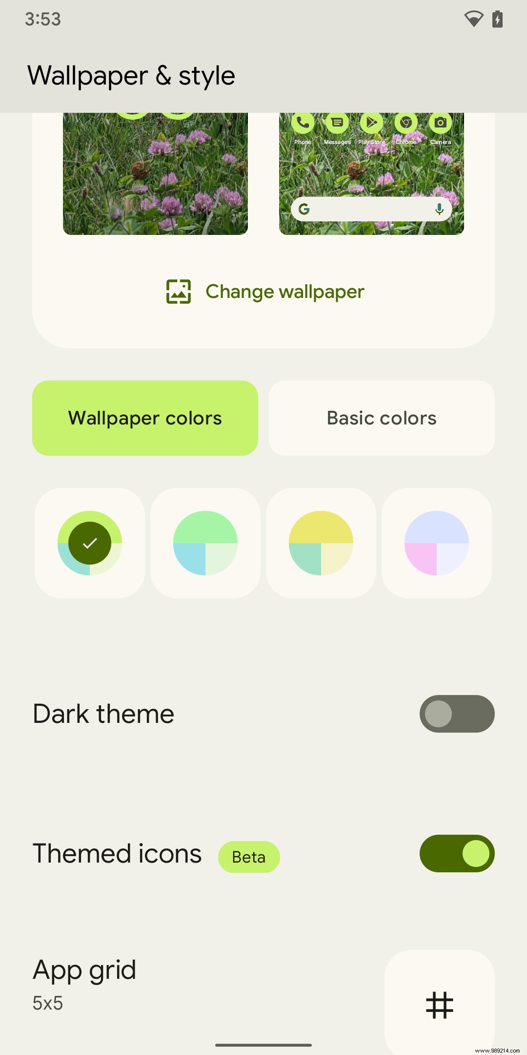 How Android 12 lets you customize your phone s color palette 