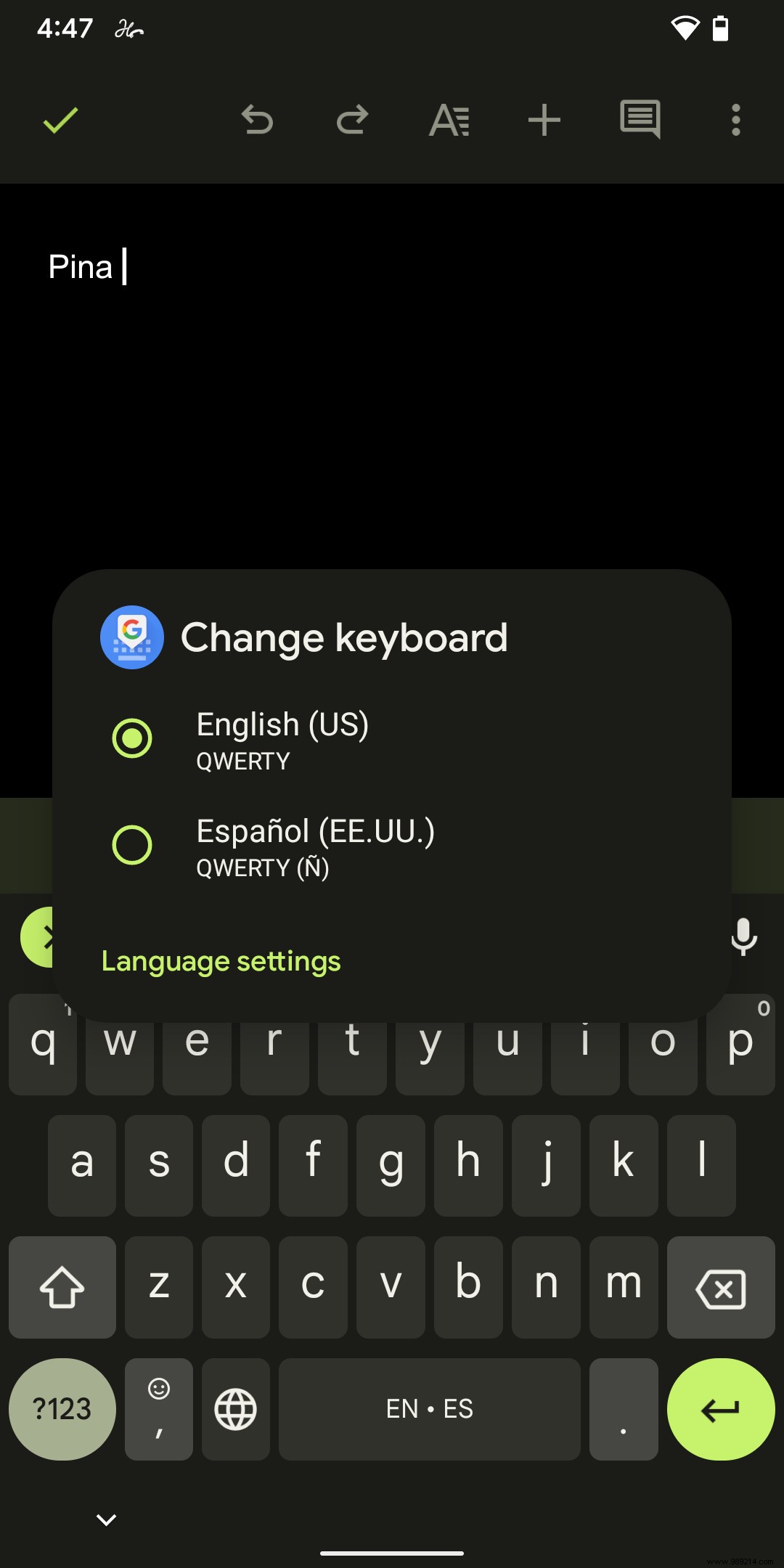 How to Change Language Using Android Gboard Keyboard 