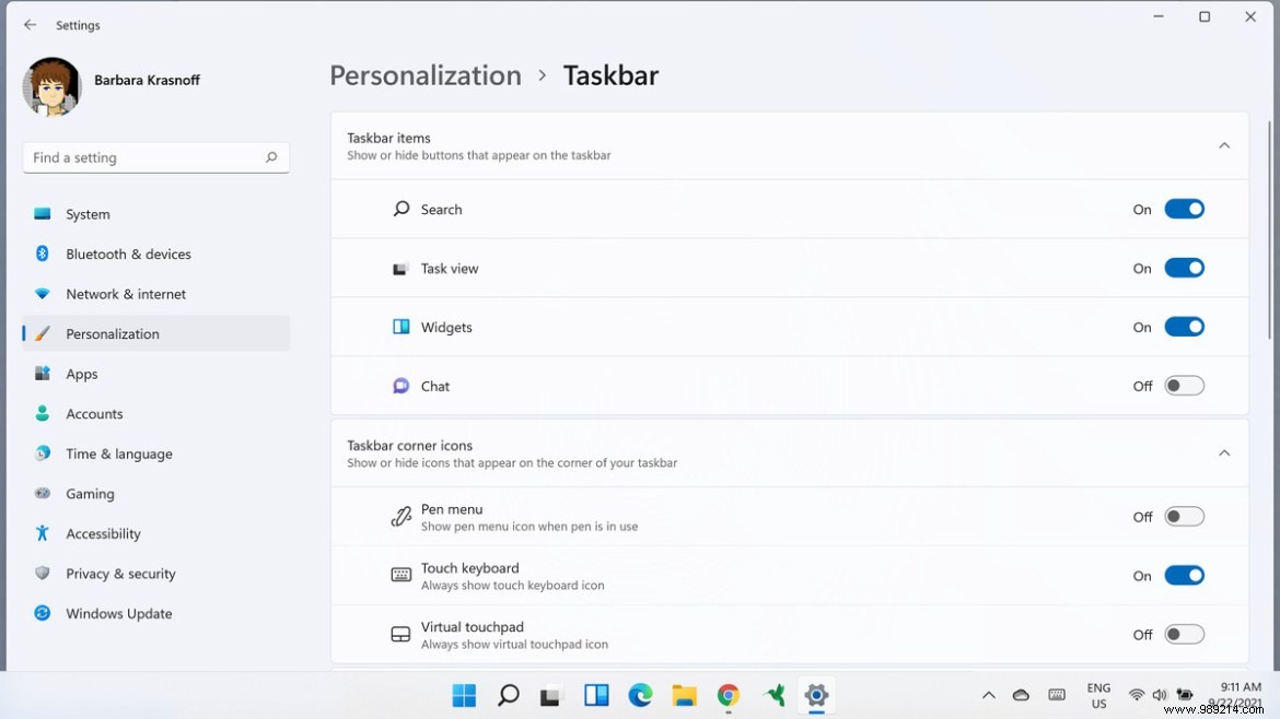 How to Customize Your Windows 11 Taskbar 