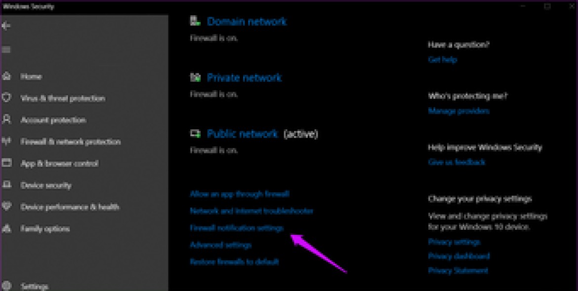 2 Best Ways to Enable or Disable Windows 10 Firewall Notifications 