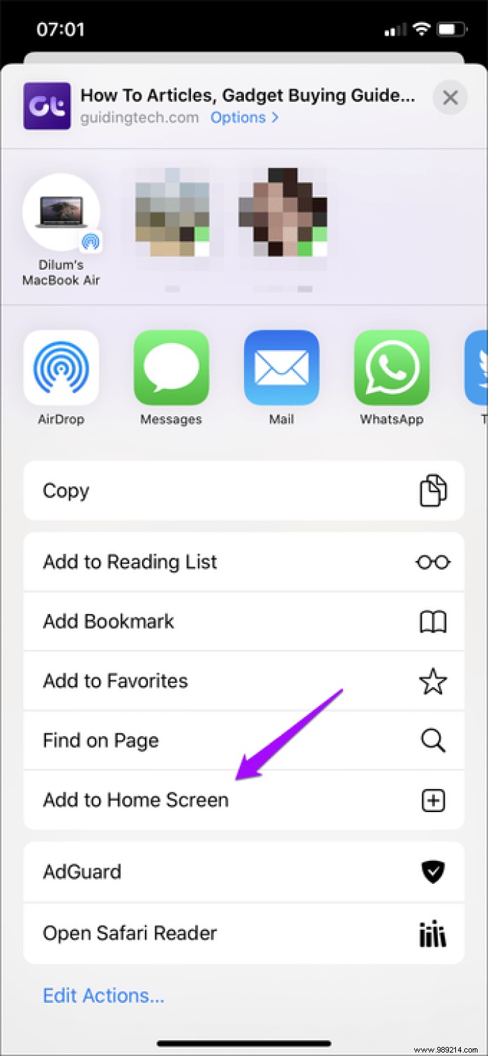 Why You Should Add Sites to Home Screen Using Safari on iPhone 