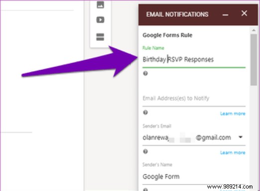 How to get Google Forms responses in your email 