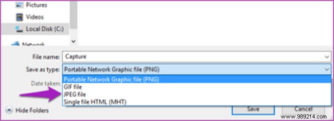 3 Simple Tricks to Convert PNG Screenshot to JPG on Windows 10 