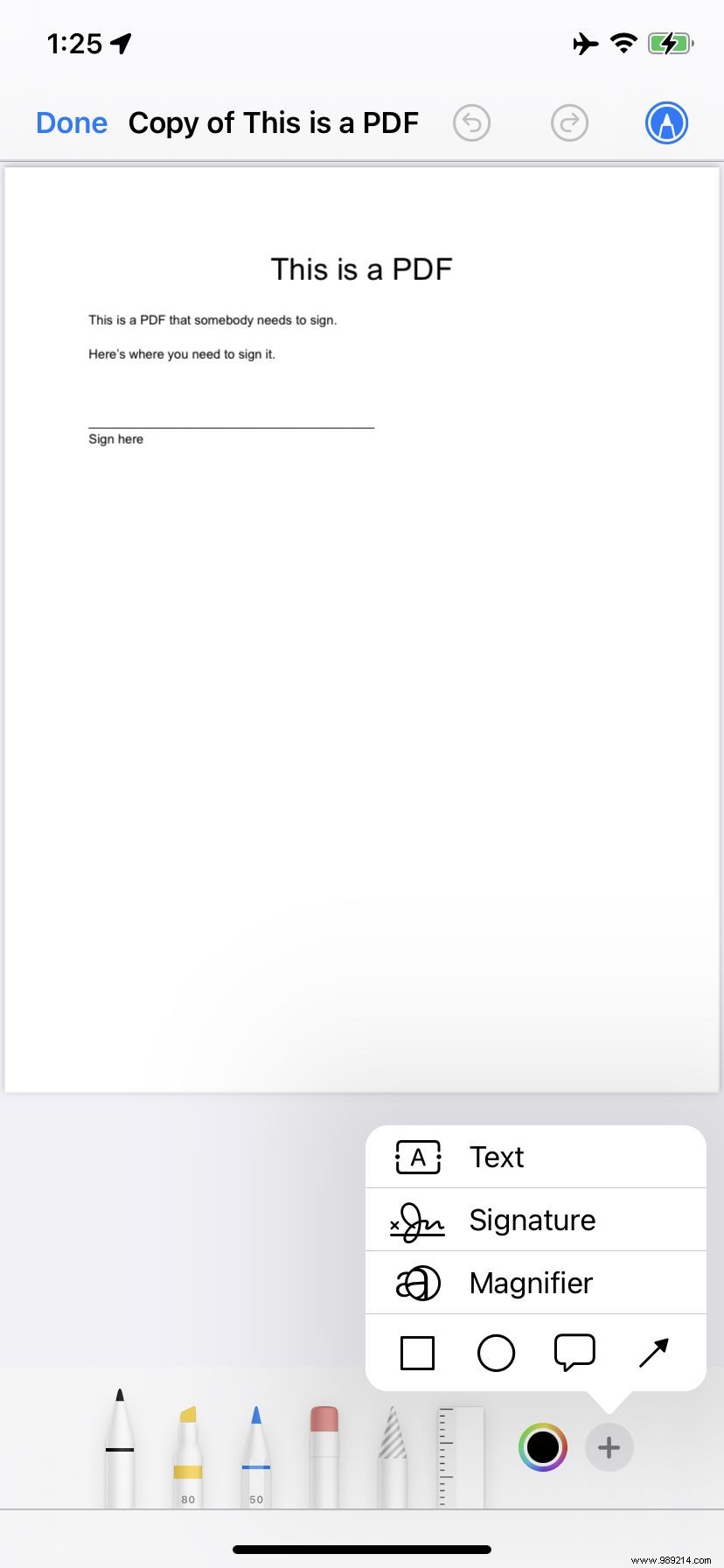 How to Create a Signature for PDF Documents on an iPhone 