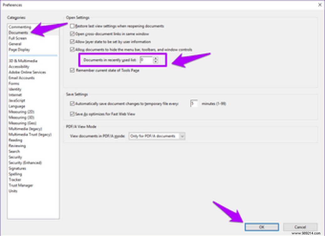 How to Disable or Delete Recent Files in Adobe Reader and Acrobat DC 