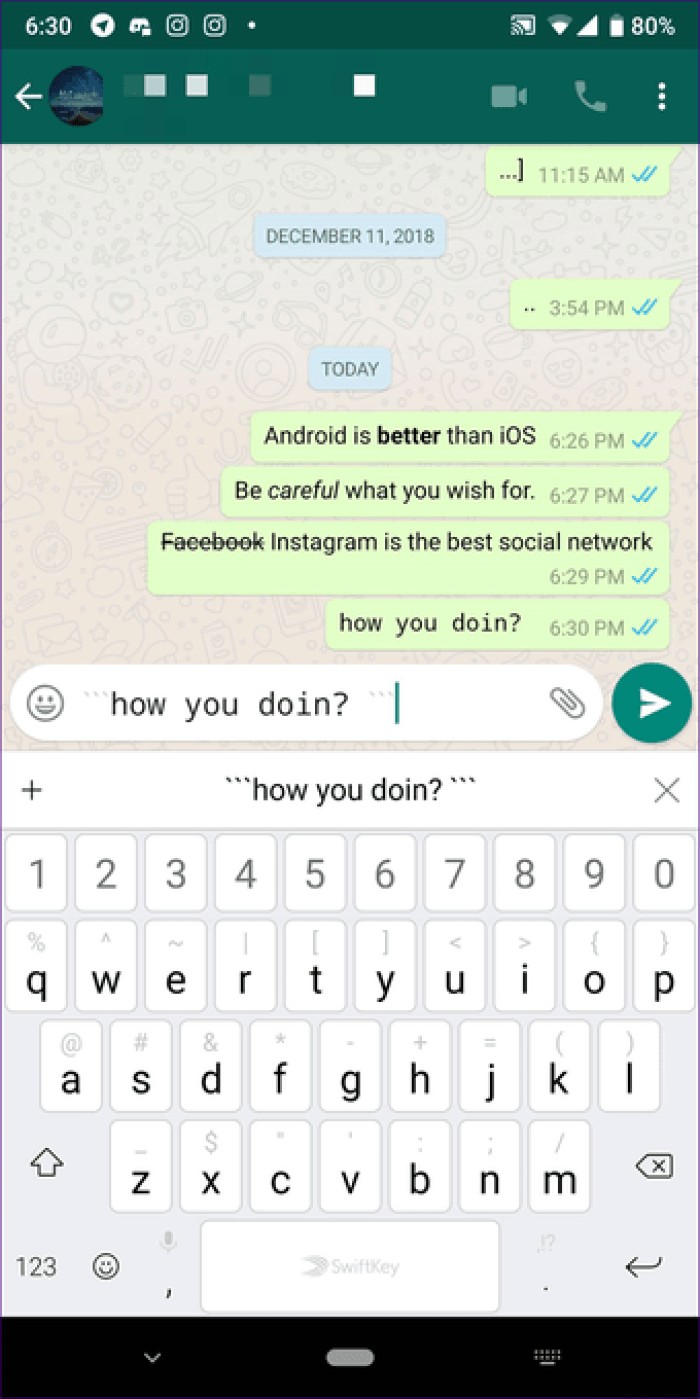 Top 10 WhatsApp Font Tricks You Should Know 