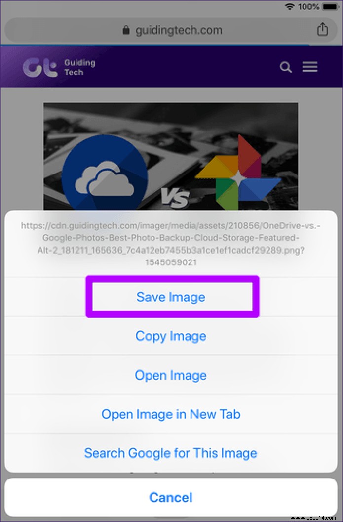 Top 3 Ways to Save Images in Chrome for iOS 