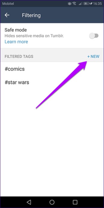 How to Block or Filter Tags on Tumblr 