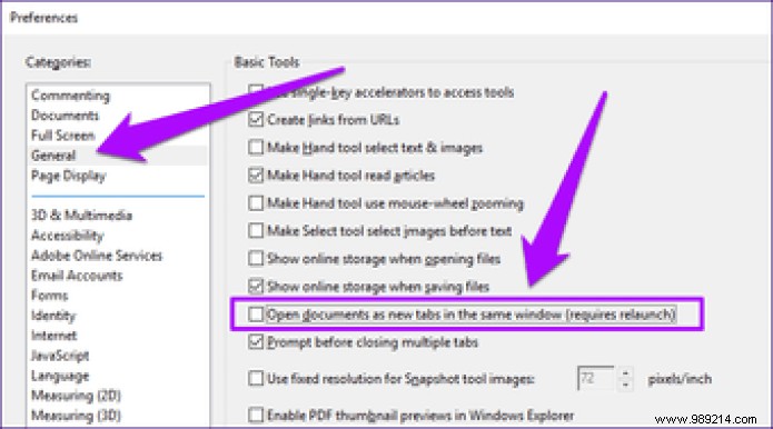 How to Open Files in Separate Windows on Adobe Acrobat Pro, Standard, and Reader DC 