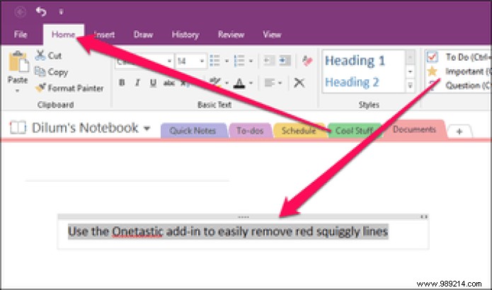 How to Disable OneNote Spell Check 