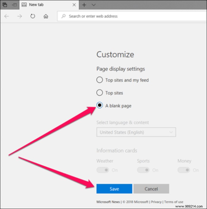 How to Delete Top Sites and News Feeds in Microsoft Edge 