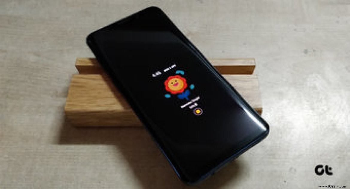 Samsung Galaxy S9:How to set animated GIFs on the always-on display screen 