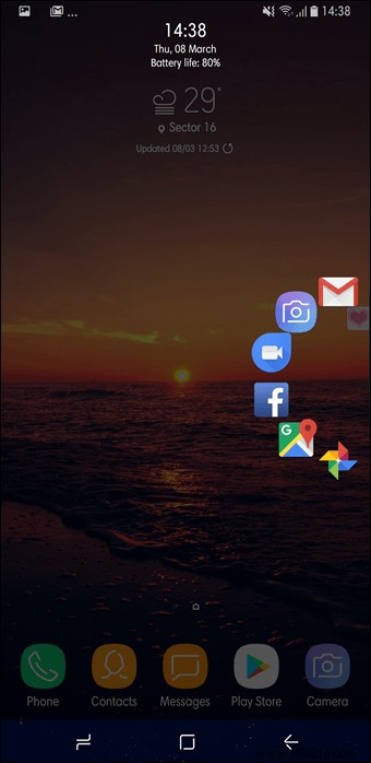 How to Add Edge Shortcuts on Samsung Galaxy A8+ 