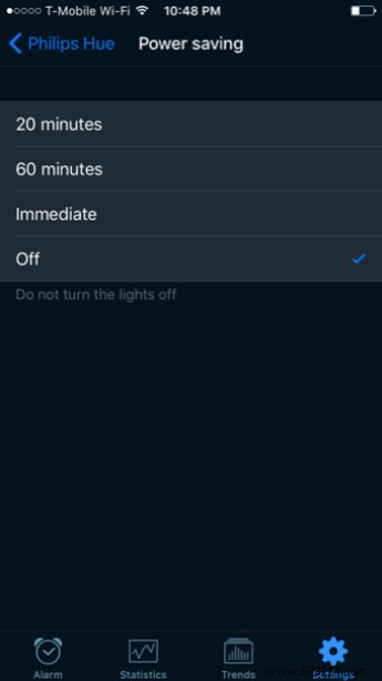 Automatically turn on Philips Hue lights when you wake up 