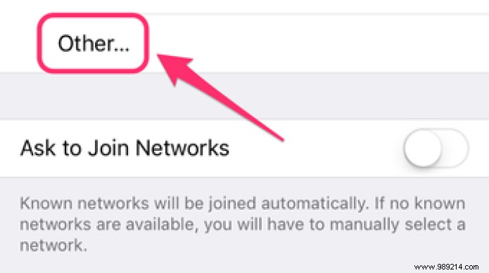 How to Recover iOS  Forget This Network  Setting If It Disappears 