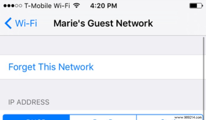 How to Recover iOS  Forget This Network  Setting If It Disappears 