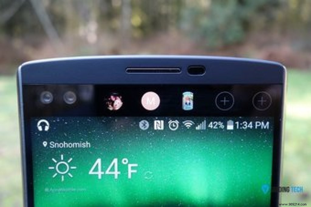 8 interesting tricks that the second screen of the LG V10 can do 