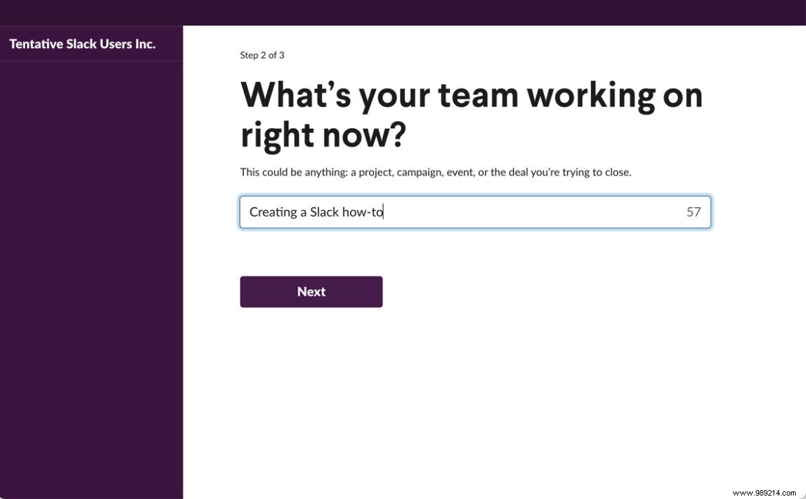 How to set up a Slack account 