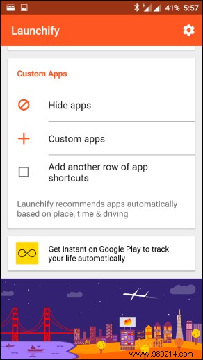 Quickly launch most-used Android apps from the lock screen 