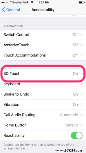 How to Customize Your iPhone 6s 3D Touch Sensitivity 