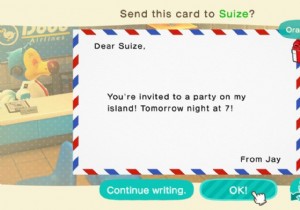 How to throw a party in Animal Crossing:New Horizons 