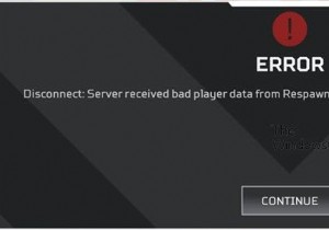 Fix Apex Legends Server received bad player data error 