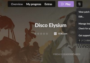 GOG Galaxy doesn t track my playtime 