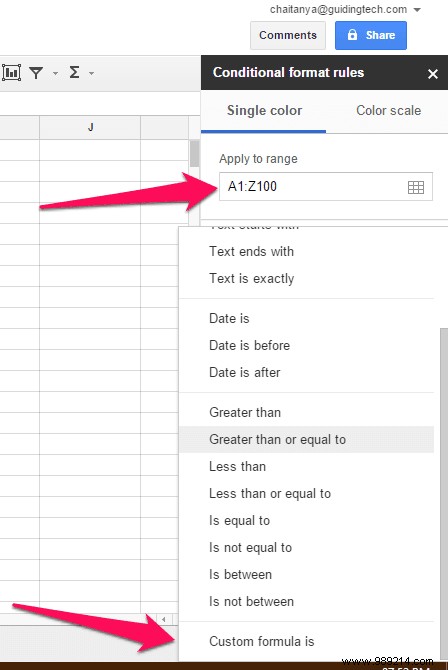 How to Color Alternate Rows or Columns in Google Sheets 