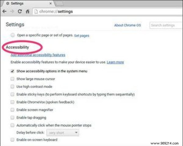 Chromebook accessibility options anyone can use 
